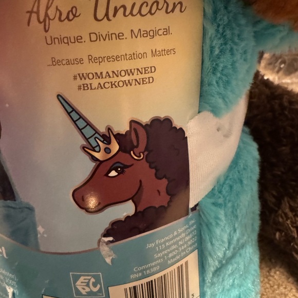 Afro Unicorn Super Soft Kids Adults Hooded Blanket NEW - Picture 9 of 11